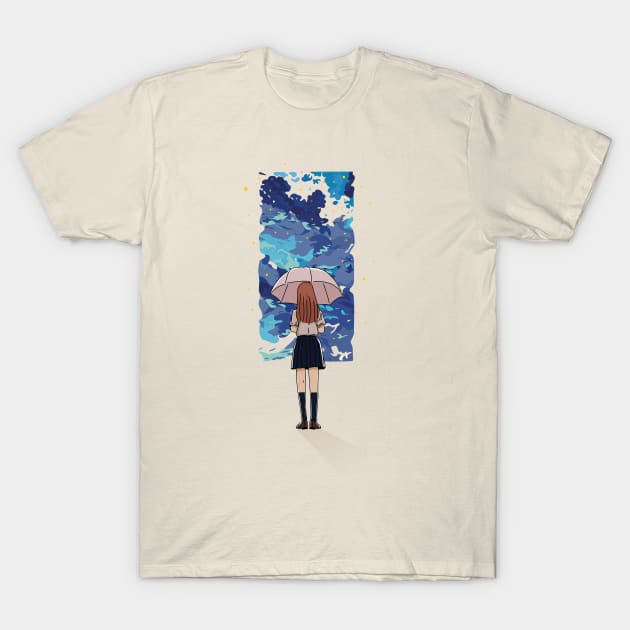 That day it was raining T-Shirt by keenkei